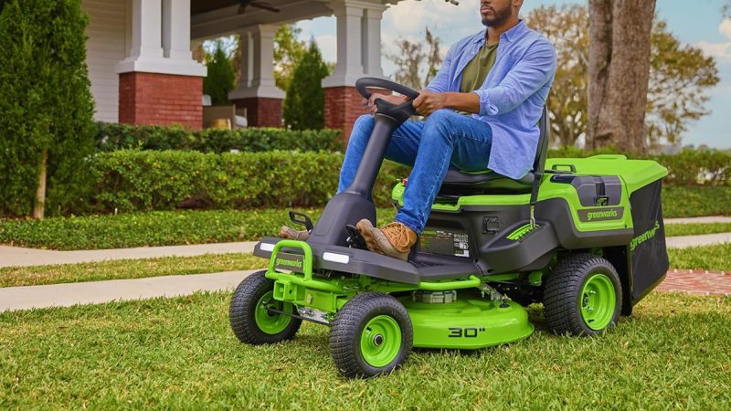 Greenworks 80V riding mower drops to $2,500 with batteries, charger; Camplux water heaters from $108