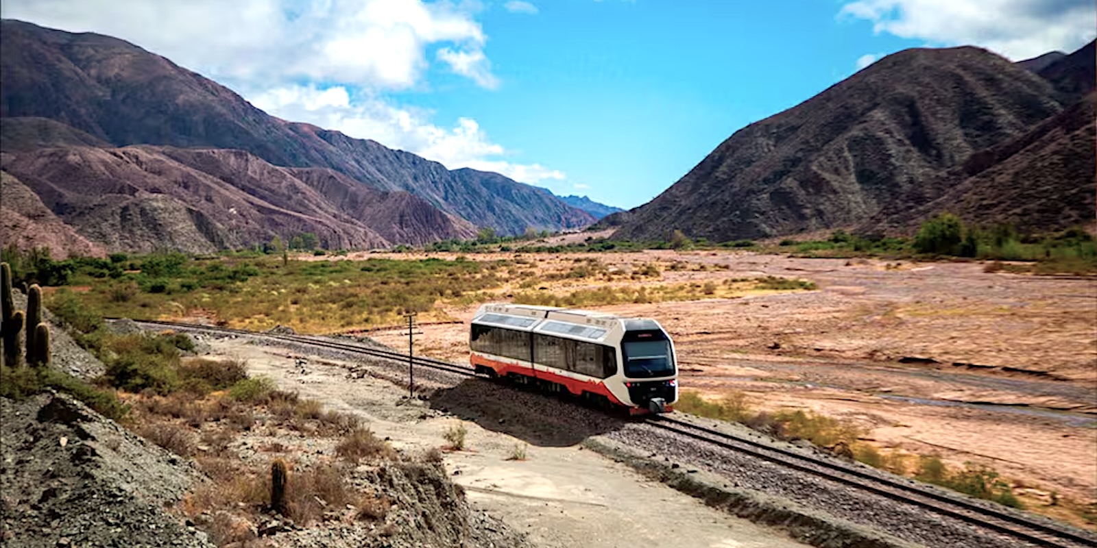Argentina’s solar train brings zero-emission travel to an ancient trade route
